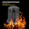 BEPiTECH 12-in-1 Power Tower Extension Cord with 3M Cable, 8 UK-UAE Sockets, 4 USB-A 22W Charging Ports, Surge-Protected Extension Lead, Power Outlet Strip for Large Plugs, Ideal for Office &amp; Home
