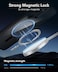 ESR Classic Hybrid Case (HaloLock), Compatible with Samsung S25 Plus, Clear Black