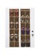 Simple Houseware 2 Pack - 12 Large Mesh Pocket Over Door Hanging Shoe Organizer, Brown (58'' x 12.5'')