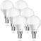 Lepro E14 LED Light Bulb, 4.9W 470lm, 40W Equivalent SES E14 Bulb, Warm White 2700K E14 Golf Ball Bulb, Energy Saving LED P45 Bulb, 220-240V, Non-Dimmable, Pack of 6
