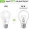 Lepro E27 Screw Bulb, Cool White 6500K, 60W Equivalent E27 LED Bulb, 8.5W 806lm Edison Screw Bulb, GLS Energy Saving E27 A19 LED Light Bulbs, Non-dimmable, Pack of 6