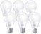 Lepro E27 Screw Bulb, Cool White 6500K, 60W Equivalent E27 LED Bulb, 8.5W 806lm Edison Screw Bulb, GLS Energy Saving E27 A19 LED Light Bulbs, Non-dimmable, Pack of 6