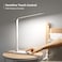 Lepro Desk Lamp, LED Desk Lamp with Power Adapter, 9.2W 800lm, Dimmable Desk Lamps Office, 5 Brightness Levels x 5 Colour Modes, Touch Control Daylight Lamp for Office, Study, Bedroom, Nails, Reading
