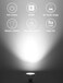 Lepro【GU10 Bulbs】Lepro GU10 LED Bulbs, Daylight White 6500K, 38&deg; Narrow Beam Spot Light, 4W 345lm Energy Saving Light Bulbs, 50W Halogen Spotlight Equivalent, No Flickering, Non-dimmable, Pack of 10