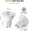 Lepro【GU10 Bulbs】Lepro GU10 LED Bulbs, Daylight White 6500K, 38&deg; Narrow Beam Spot Light, 4W 345lm Energy Saving Light Bulbs, 50W Halogen Spotlight Equivalent, No Flickering, Non-dimmable, Pack of 10