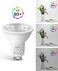Lepro【GU10 Bulbs】Lepro GU10 LED Bulbs, Daylight White 6500K, 38&deg; Narrow Beam Spot Light, 4W 345lm Energy Saving Light Bulbs, 50W Halogen Spotlight Equivalent, No Flickering, Non-dimmable, Pack of 10