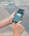 VULKIT Card Holder with Money Pocket Pop Up Wallet RFID Blocking Slim Metal Bank Card Case Holds