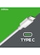 Infinix Type-C to Type-C Cable 1m - Dragon Series Fast Charging USB-C Data Cable for Power Delivery Charging, Android Phones, Samsung Galaxy, Tablets, Laptops and USB-C Devices - White