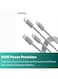 Infinix Type-C to Type-C Cable 60W - Premium Series Fast Charging USB-C PD Charging &amp; Data Cable 1m for Android Phones, Samsung Galaxy, Tablets, Laptops and USB-C Devices - White