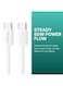 Infinix Type-C to Type-C Cable 60W - Premium Series Fast Charging USB-C PD Charging &amp; Data Cable 1m for Android Phones, Samsung Galaxy, Tablets, Laptops and USB-C Devices - White