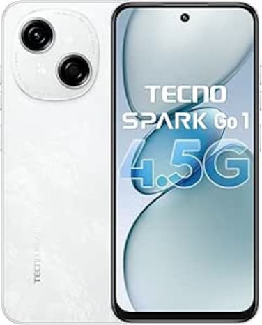TECNO SPARK Go 1 KL 4 128GB ROM &amp; 4GB RAM-GLITTERY WHITE