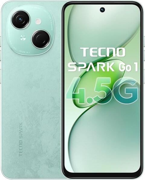 TECNO SPARK Go 1 KL 4 64GB ROM &amp; 3GB RAM-MAGIC SKIN GREEN