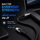 Infinix XDC123-Black, Type-C to Type-C, 60W Fast Charging, 48 Spindles Braided Wire