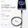 Infinix Charger Cable (XDC123A) - Black, 3A Fast Charging, PVC+PET Braided,  Max,Interface, Data Transfer Speed Up to 480 Mbp,48 Spindles Braided Wire, Length 1000mm