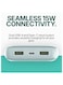 Infinix Power Bank 20000mAh - Portable Charger 15W Fast Charging with Type-C Input and USB Output - High Capacity Powerbank Compatible with iPhone 17/16/15 Series, Samsung, Android Phones - Green