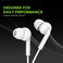 ORAIMO 3.5mm Wired Earphones- CONCH 2 Neo- White
