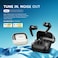 ORAIMO SpaceBuds Neo+ TWS ANC Earbuds &ndash; Active Noise Cancelling True Wireless Bluetooth Earbuds with Deep Bass &amp; Charging Case &ndash; Speed Black