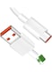 Infinix USB-A to Type-C Cable 1m - Fast Charging Data Cable USB Type-C Charger Cable for Android Phones, Samsung Galaxy, Tablets and USB-C Devices - White