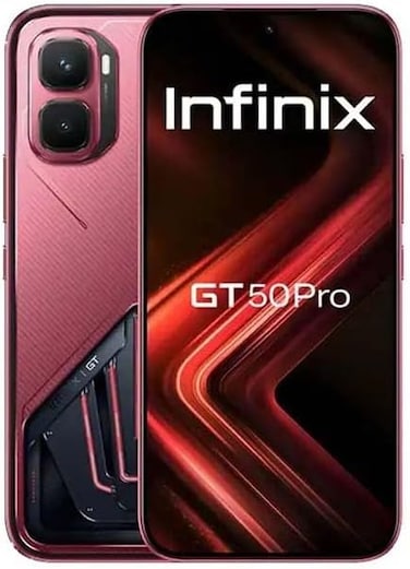 Infinix GT 50 Pro Dual SIM Gaming Smartphone Cooling Edition 5G (12GB + 12GB RAM) 512GB Red Blaze  - Middle East Version