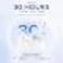 Infinix XBuds H5 Wireless Earbuds with Bluetooth 6.0, AI ENC, 10mm Dynamic Drivers, Spatial Audio, Dual Device Connection - White