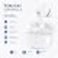 Infinix XBuds H5 Wireless Earbuds with Bluetooth 6.0, AI ENC, 10mm Dynamic Drivers, Spatial Audio, Dual Device Connection - White