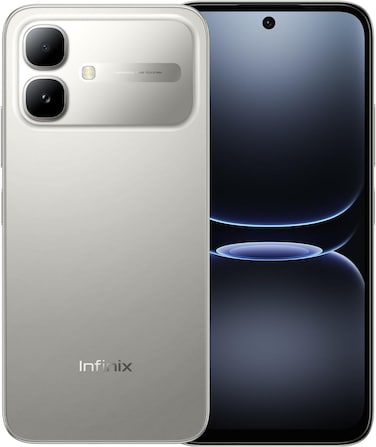 Infinix Smart 20 Dual SIM 4GB RAM, 64GB, 4G, Polaris Titanium - Middle East Version