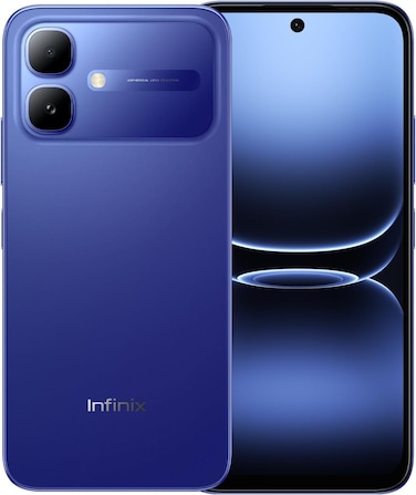 Infinix Smart 20 Dual SIM 4GB RAM, 128GB, 4G, Cloudline Blue - Middle East Version