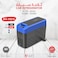 Car Refrigerator, 15 Liter, 45 Watts, DC12-24V/AC 220-240V, Blue and Black DLC-3351