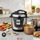 Digital Electric Pressure Cooker, Multi-Function 6 Litre Capacity, Non-Stick Pot, 1000W High Power, With Mandi Grill Rack   DLC-25606