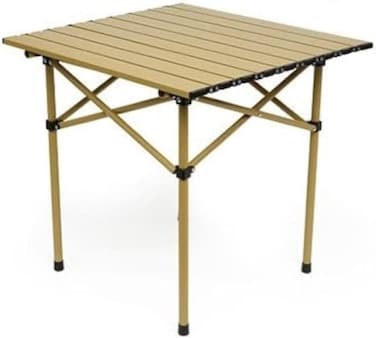 Portable Camping Table, Folding Table Ultralight Camp Table with Carry Bag Collapsible Table Top for Picnic, BBQ, Cooking, Camping, Beach (S(53 * 51 * 50CM))