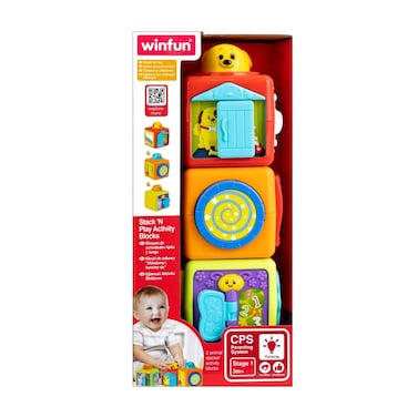 Winfun Stack &rsquo;N Play Activity Blocks