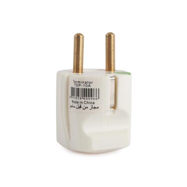 Terminator Two Pin Plug For Schuko Socket 10A