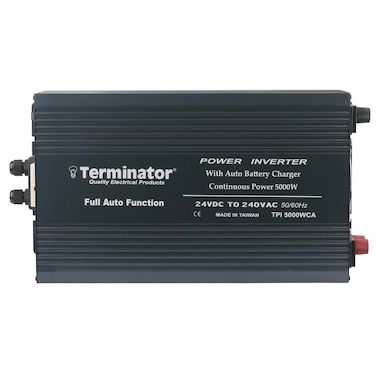 Terminator Power Inverter With Charger &amp; Full Auto Function 5000W-24V-240V (Taiwan)