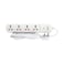 Terminator 4 Way Universal Power Extension Socket With Single Indicator 1.00mm2 Cable 3M 13A Fused Plug