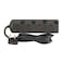 Terminator 4 Way UK Power Extension Socket (Black)