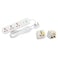Terminator 3 Way Universal Power Extension Socket With Single Indicator 1.00mm2 Cable 2M 13A Fused Plug + Universal Travel Adaptor