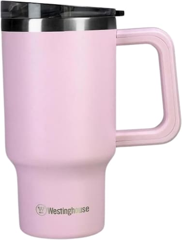 Westinghouse USA 32oz Double-Wall Stainless Steel Tumbler   Vacuum Insulated Cup for Coffee, Tea &amp; Water   BPA-Free, Leak-Proof Travel Mug   Keeps Drinks Hot 6 Hrs &amp; Cold 9 Hrs   Pink
