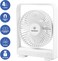 Westinghouse Portable USB Fan - 4 Speed Rechargeable Desk Fan With Magnetic Base, Compact &amp; Slim Design, Quiet Operation, Ideal for Home, Office, Travel - 191mm x 148mm