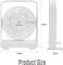 Westinghouse Portable USB Fan - 4 Speed Rechargeable Desk Fan With Magnetic Base, Compact &amp; Slim Design, Quiet Operation, Ideal for Home, Office, Travel - 191mm x 148mm