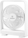 Westinghouse Portable USB Fan - 4 Speed Rechargeable Desk Fan With Magnetic Base, Compact &amp; Slim Design, Quiet Operation, Ideal for Home, Office, Travel - 191mm x 148mm