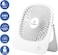 Westinghouse Portable USB Fan - 4 Speed Rechargeable Battery Operated Desk Fan, 3-In-1 Compact Design, Quiet Air Circulator for Home, Office, Travel - 144mm x 181mm