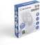 Westinghouse Portable USB Fan With 5 Speed Settings - Rechargeable Battery Operated Desk Fan, Adjustable Stand, Quiet Airflow, Compact Travel-Friendly Design, USB Charging - White