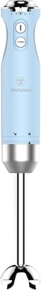 Westinghouse USA Retro Hand Blender &ndash; 600W Handheld Stick Blender, Blue   Stainless Steel Immersion Blender with 5 Speeds &amp; Turbo   Soft Grip Handle (UAE Version) - 2 Years Warranty