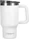 Westinghouse USA 32oz Double-Wall Stainless Steel Insulated Tumbler &ndash; White   BPA-Free Reusable Cup for Hot &amp; Cold Beverages   6 Hours Hot &amp; 9 Hours Cold   Spill-Proof Lid