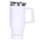 Westinghouse USA 40oz Double Wall Stainless Steel Tumbler &ndash; White   6 Hours Hot &amp; 9 Hours Cold   BPA-Free, Leak-Resistant Lid, Car Cup Holder Compatible   Reusable Travel Mug