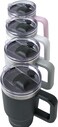 Westinghouse USA 40oz Double Wall Stainless Steel Tumbler &ndash; Black   6 Hours Hot &amp; 9 Hours Cold   BPA-Free, Leak-Resistant Lid, Car Cup Holder Compatible   Reusable Travel Mug