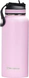 Westinghouse USA 32oz/946ml Double Wall Stainless Steel Tumbler &ndash; Pink   Leak-Proof, Sweat-Free, BPA-Free Travel Mug   6 Hours Hot &amp; 9 Hours Cold   Durable &amp; Reusable