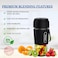 Westinghouse USA Rechargeable Portable Blender - 40W Cordless Smoothie Maker With 300ml BPA-Free Bottle, USB Charging, 6 Stainless Steel Blades, One-Touch Operation (UAE Version)