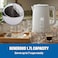 ELLE Panache Series Digital Electric Kettle, 1.7L, Smart Touch Display, Double Wall with Stainless Steel Interior, 2200W