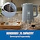 ELLE Panache Series Digital Electric Kettle, 1.7L, Smart Touch Display, Double Wall with Stainless Steel Interior, 2200W